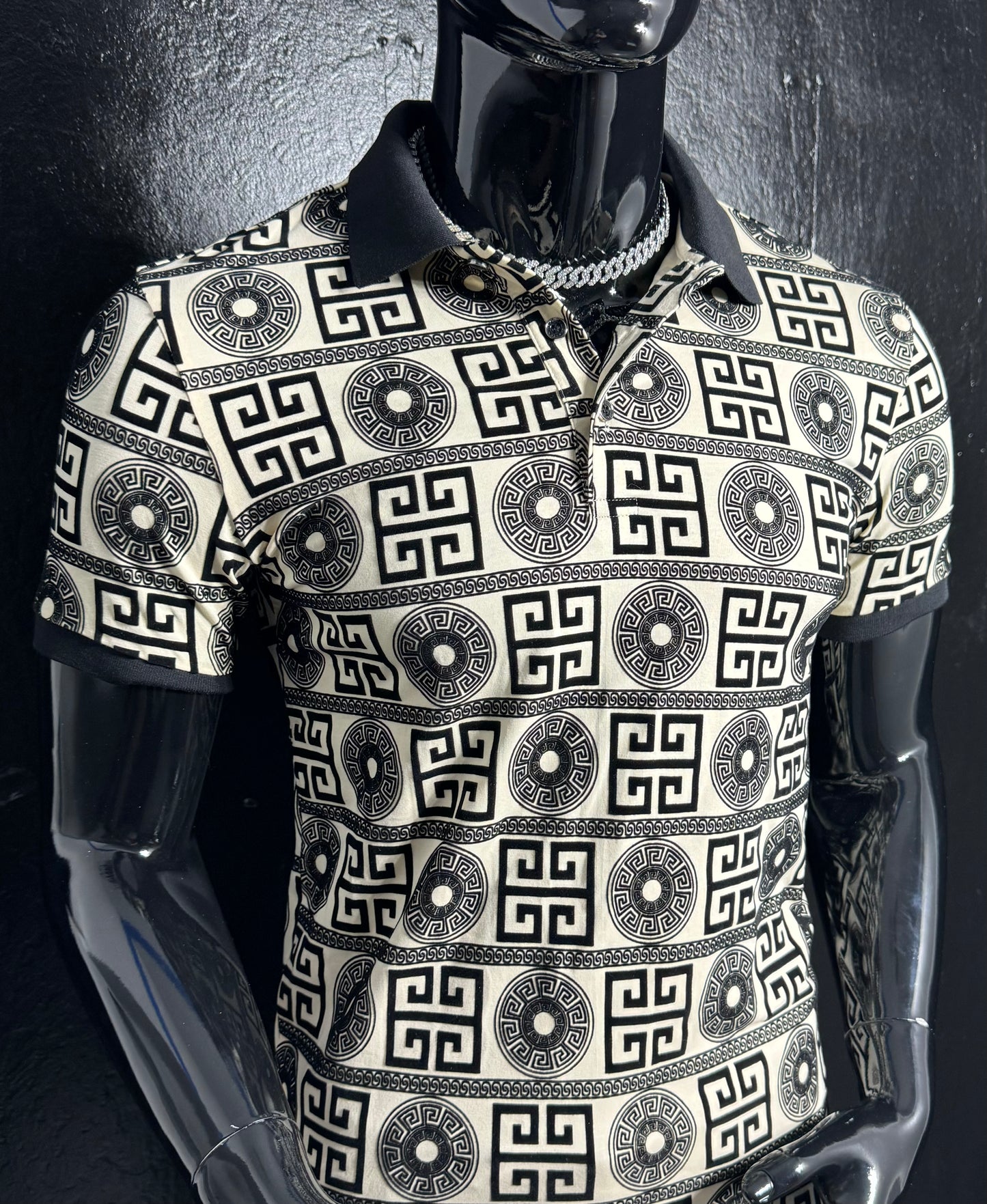 Galan Texturized Polo Shirt