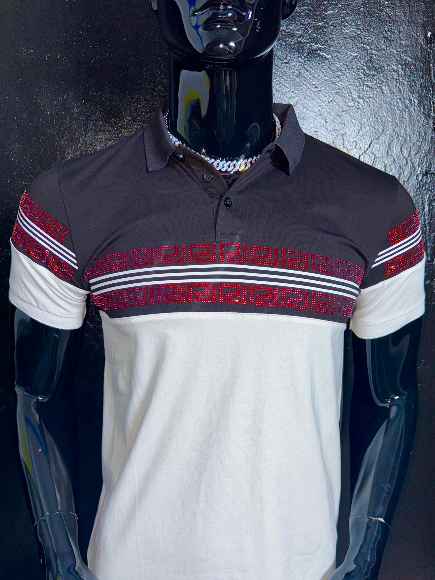 Galan Rhinestone Polo
