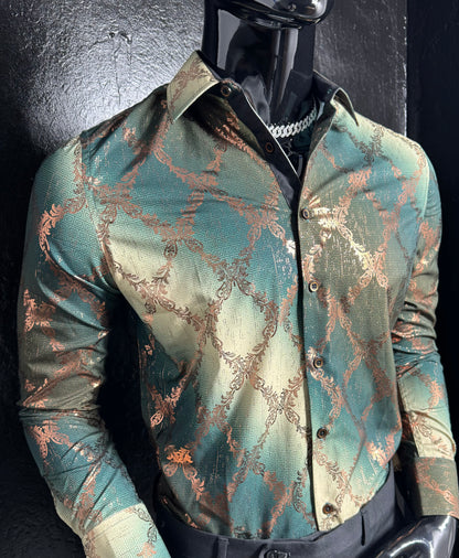 Galan Bronze Dress Shirt