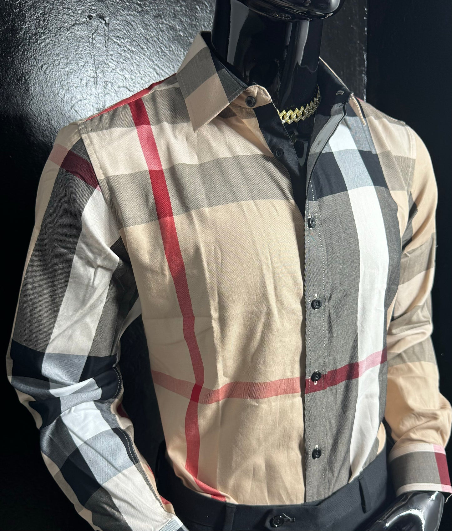 Galan Mix Stripe Dress Shirt