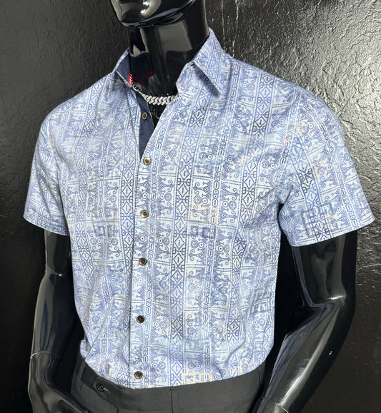 Galan Metallic Dress Shirt