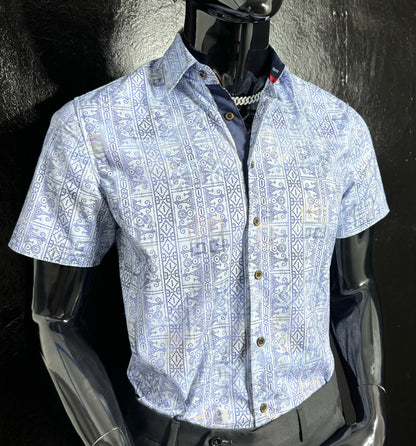 Galan Metallic Dress Shirt