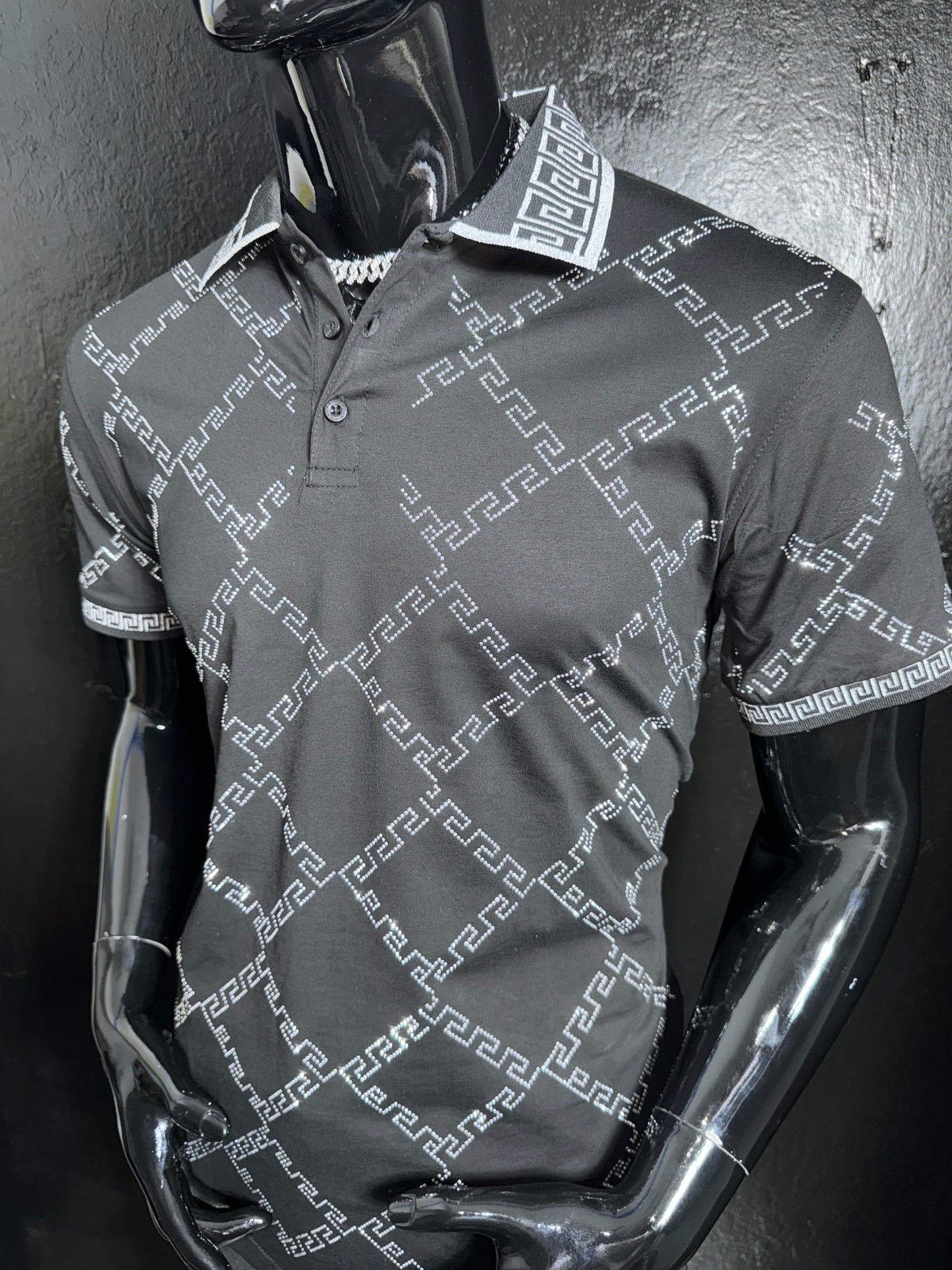 Galan Rhinestone Polo