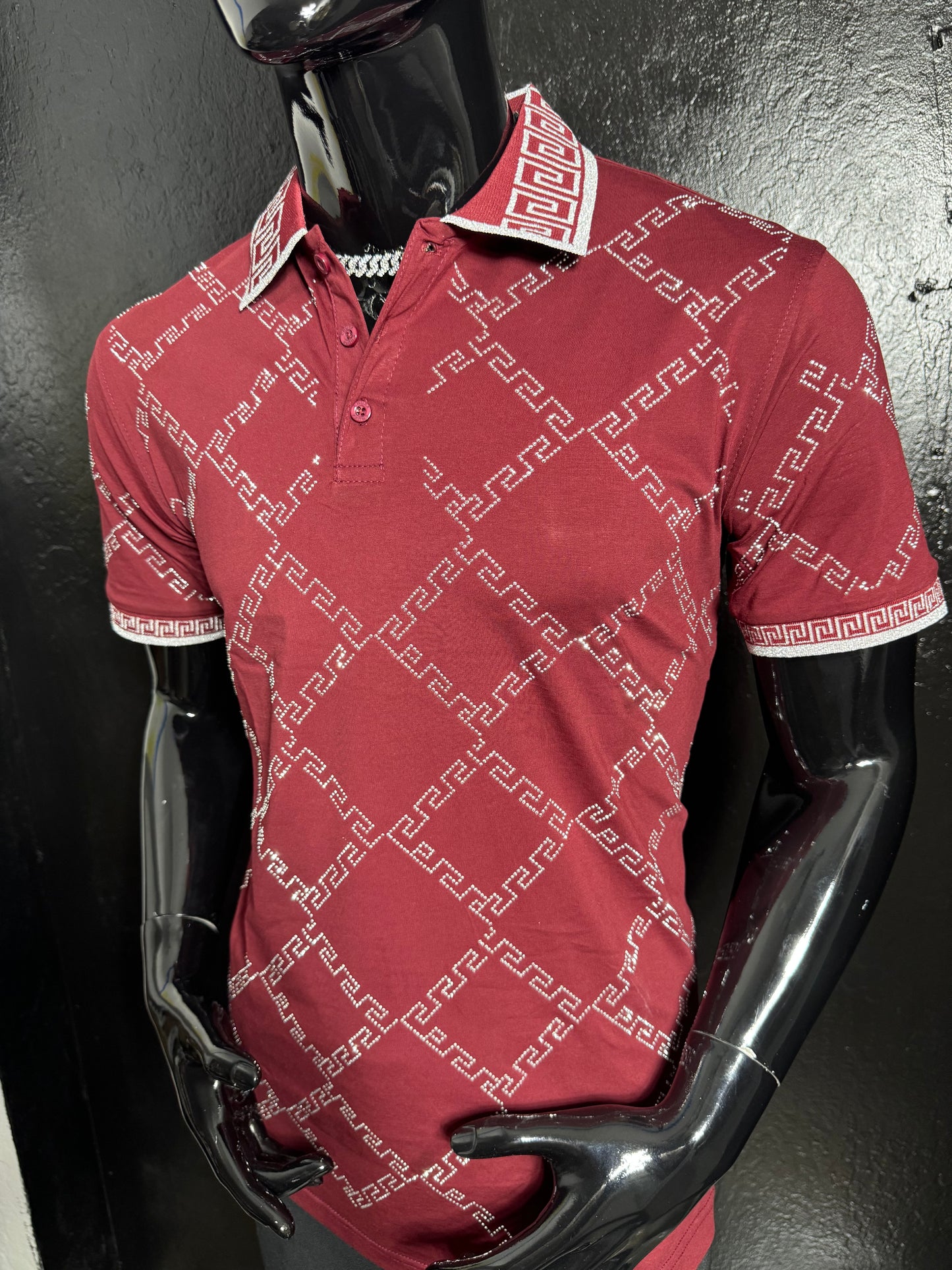 Galan Rhinestone Polo