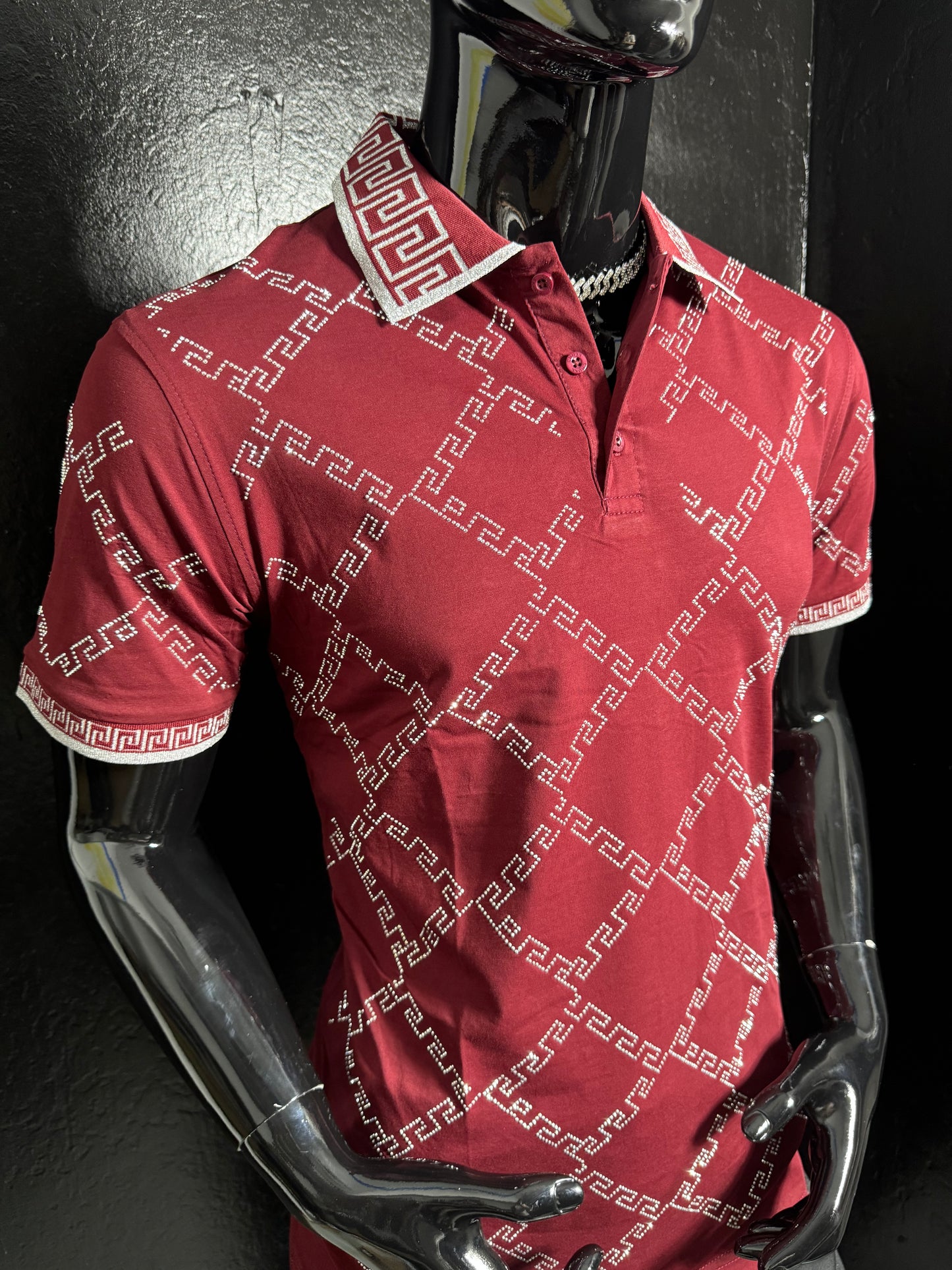 Galan Rhinestone Polo